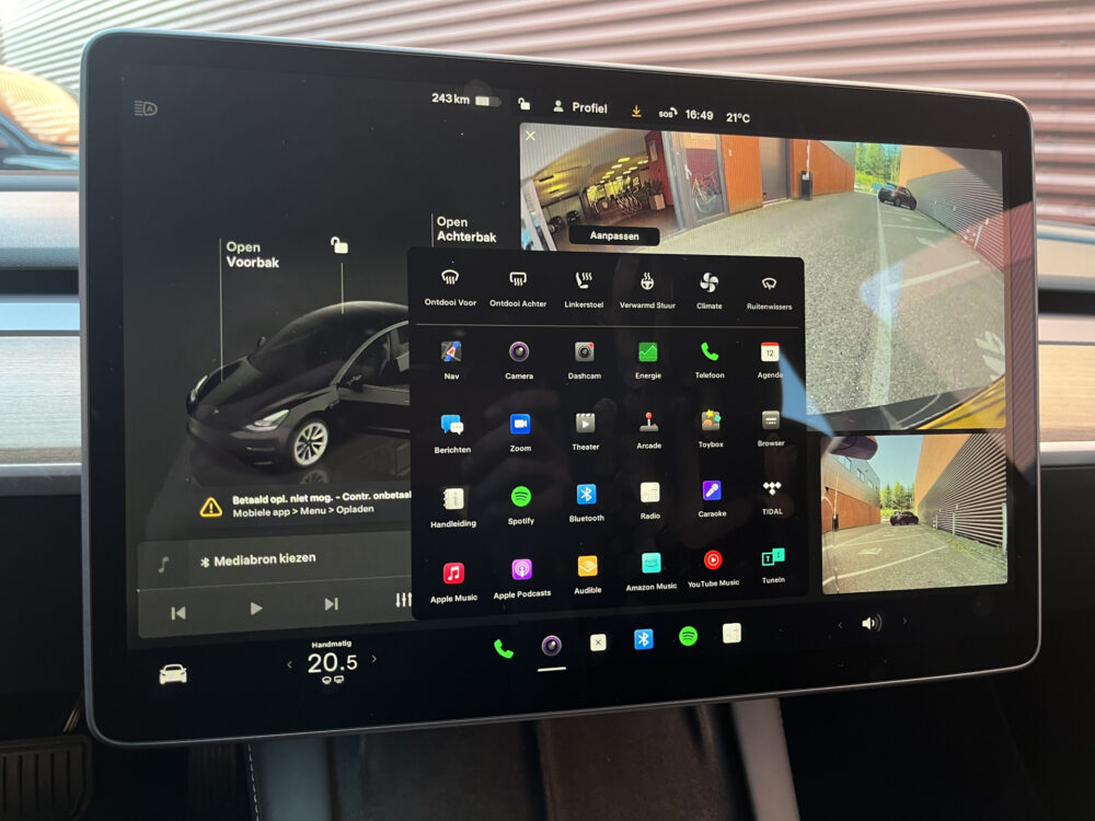 Tesla Model 3 Standard RWD Plus 60 kWh // LEDER // PANODAK // ELEK.STOELEN+GEHEUGEN // AUTOPILOT /// 360 CAMERA // NAVI // 25