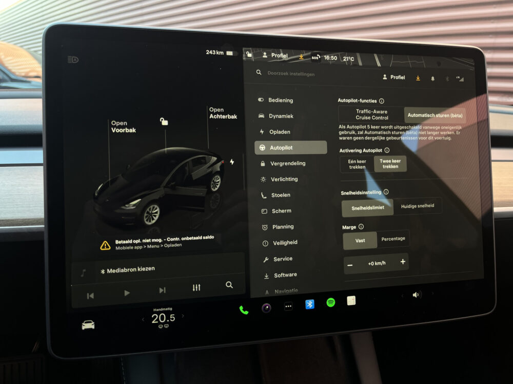 Tesla Model 3 Standard RWD Plus 60 kWh // LEDER // PANODAK // ELEK.STOELEN+GEHEUGEN // AUTOPILOT /// 360 CAMERA // NAVI // 31