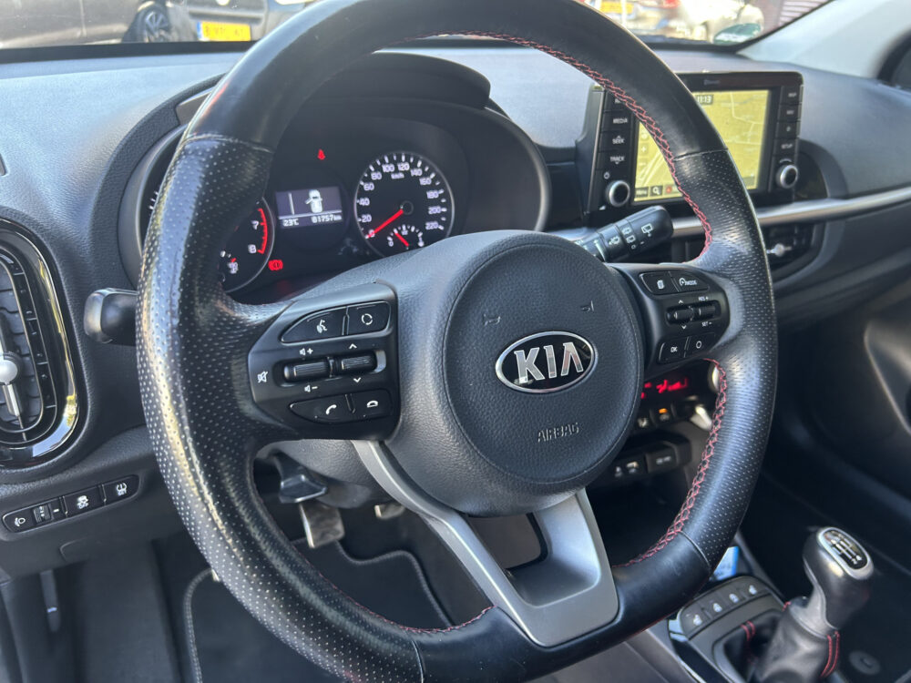 Kia Picanto 1.0 T-GDI GT-Line // NL AUTO!! // 100PK! // NAVI // CAMERA // LEDER // APPLE CARPLAY / ANDROID AUTO // 6