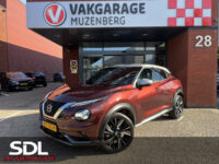 Nissan Juke 1.0 DIG-T N-Design // ADAPT. CRUISE // BOSE AUDIO // LEDER-ALCANTARA // 360 CAMERA // DODEHOEK // NAVI+CARPLAY // KEYLESS // 35