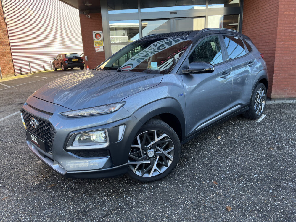 Hyundai KONA 1.6 GDI HEV Premium // DODEHOEK // HEAD-UP DISPLAY // KEYLESS // LEDER // CAMERA+SENSOREN // LED // CLIMA // STUUR+STOELVERWARMI 1