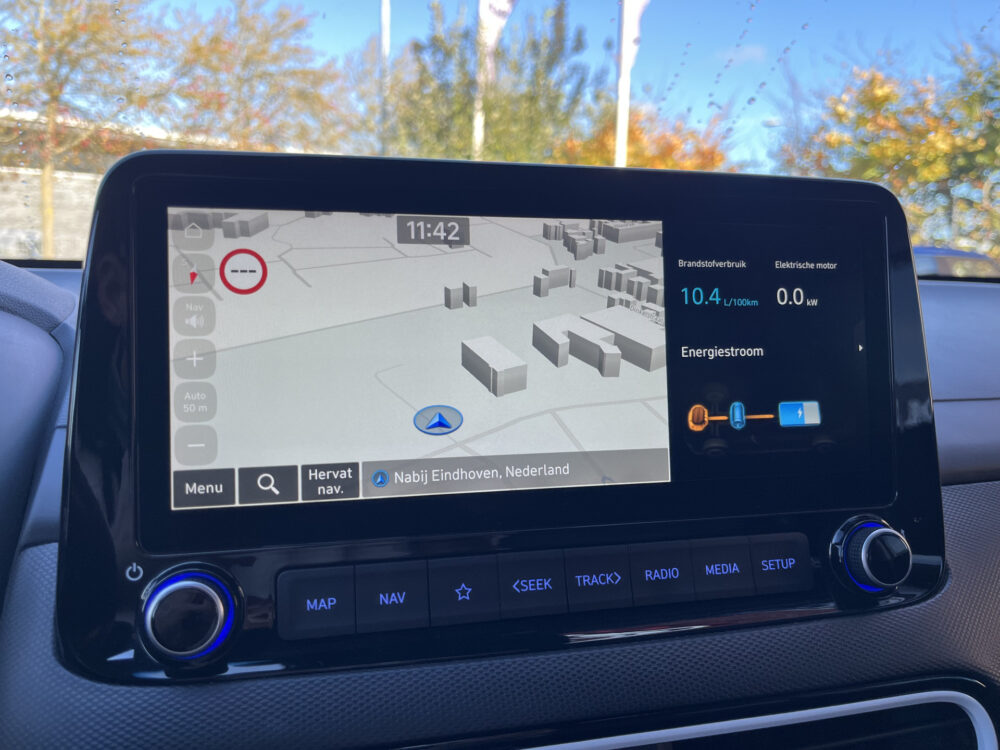 Hyundai KONA 1.6 GDI HEV Premium // DODEHOEK // HEAD-UP DISPLAY // KEYLESS // LEDER // CAMERA+SENSOREN // LED // CLIMA // STUUR+STOELVERWARMI 39