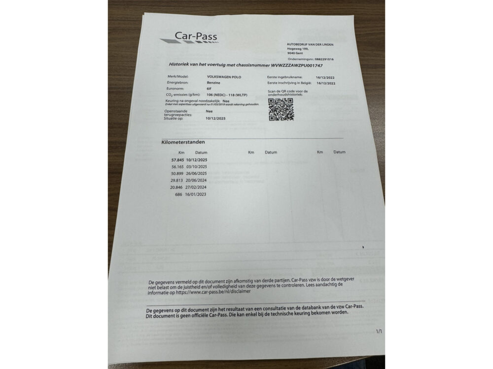 Volkswagen Polo 1.0 TSI Comfortline 1e EIGENAAR!! // FULL LED // APPLE CARPLAY / ANDROID AUTO // PDC V+A // CRUISE 25