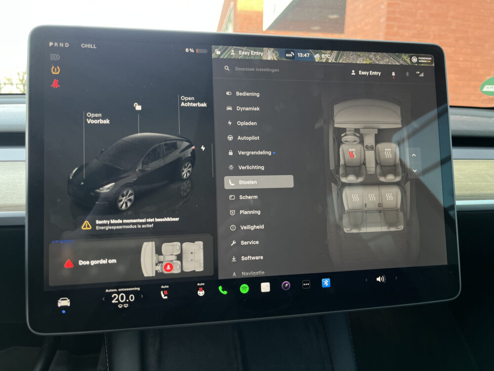 Tesla Model Y Standard Range SR RWD 60 kWh 1e EIGENAAR // PANODAK // NAVI // ADAPTIVE CRUISE // CLIMA // AUTOPILOT // 360 CAMERA // LEDEREN BE 33