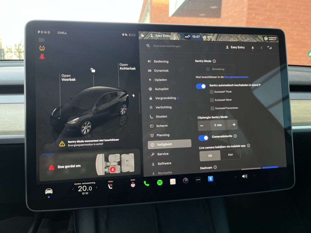 Tesla Model Y Standard Range SR RWD 60 kWh 1e EIGENAAR // PANODAK // NAVI // ADAPTIVE CRUISE // CLIMA // AUTOPILOT // 360 CAMERA // LEDEREN BE 34