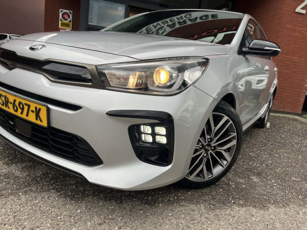 Kia Rio 1.0 TGDI GT-Line DEALER ONDERHOUDEN!! // FULL LED // NAVI + CARPLAY // HALF-LEDER // CAMERA // KEYLESS // STOEL + STUURWIELVERWA 12