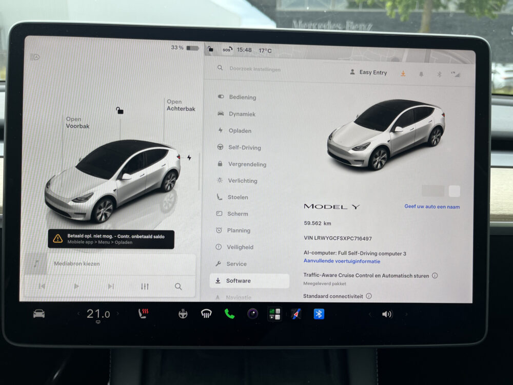 Tesla Model Y RWD 1e EIGENAAR // PANODAK // NAVI // ADAPTIVE CRUISE // CLIMA // AUTOPILOT // 360 CAMERA // LEDEREN BEKLEDING // 22