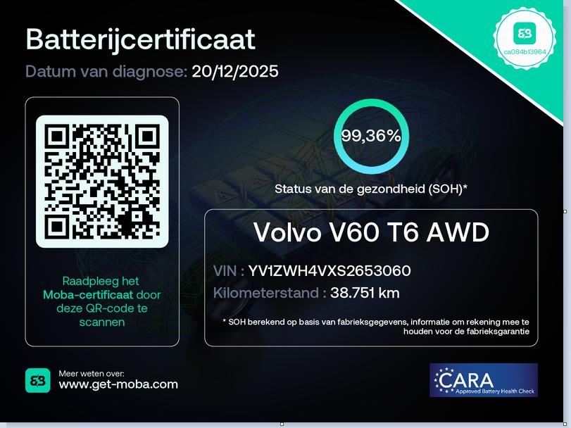 Volvo V60 2.0 T6 Plug-in hybrid AWD Ultra Dark 4