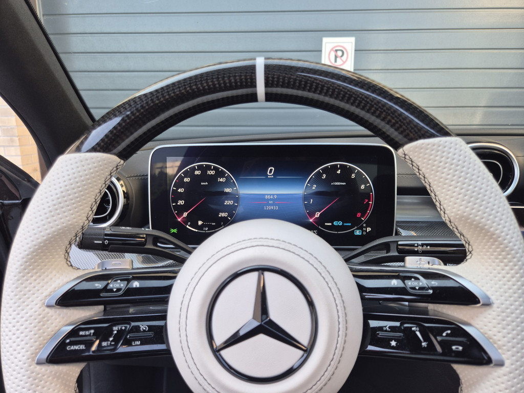 Mercedes-Benz C-klasse 180 AMG Line | Burmester | Wit leder | Pano 13