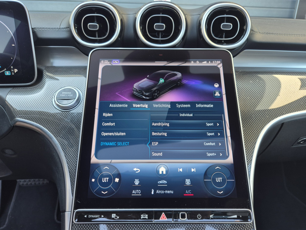 Mercedes-Benz C-klasse 180 AMG Line | Burmester | Wit leder | Pano 20
