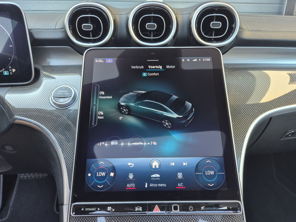 Mercedes-Benz C-klasse 180 AMG Line | Burmester | Wit leder | Pano 21