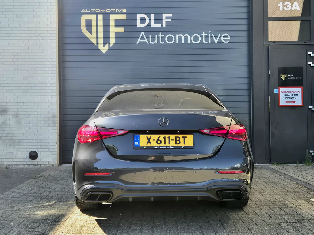 Mercedes-Benz C-klasse 180 AMG Line | Burmester | Wit leder | Pano 3