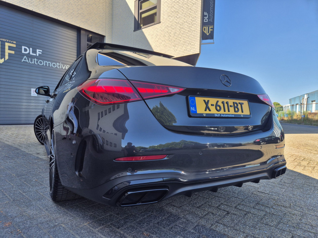 Mercedes-Benz C-klasse 180 AMG Line | Burmester | Wit leder | Pano 6