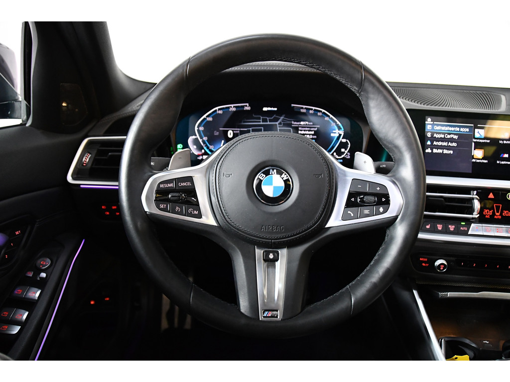 BMW 3-serie 330e High Executive, Schuifkanteldak, M-pakket, Head up, Apple carplay 20