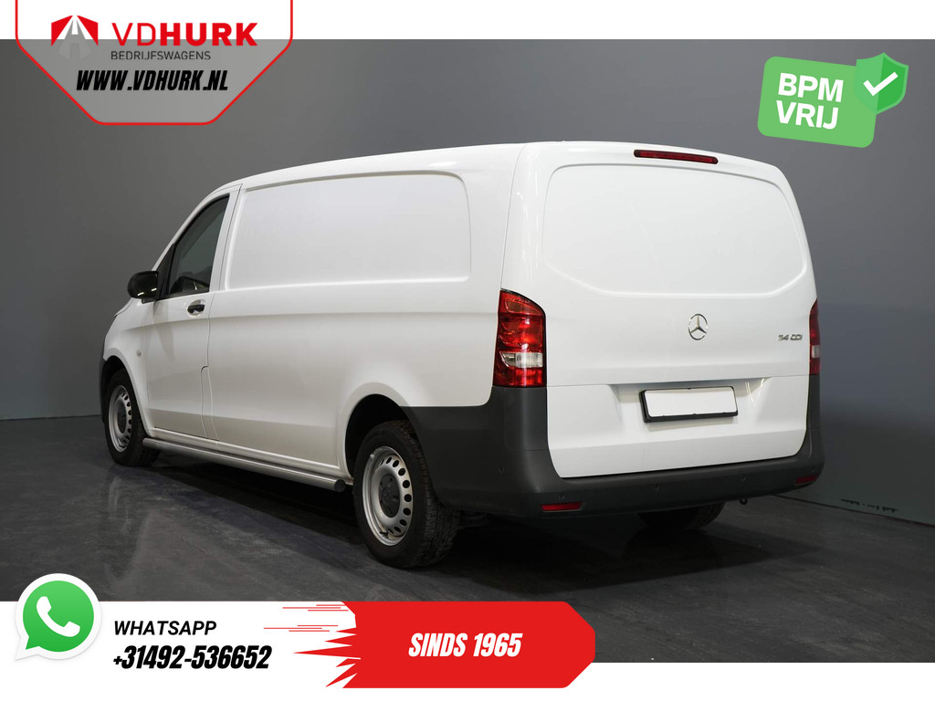 Mercedes-Benz Vito Bestelbus 114 CDI Aut. L3 XL RWD BPM VRIJ! Cruise/ PDC/ Airco/ Sidebars 1