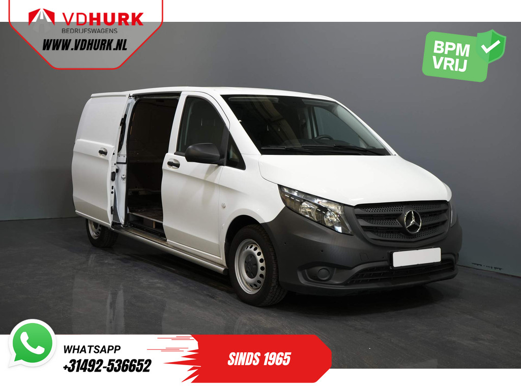 Mercedes-Benz Vito Bestelbus 114 CDI Aut. L3 XL RWD BPM VRIJ! Cruise/ PDC/ Airco/ Sidebars 7