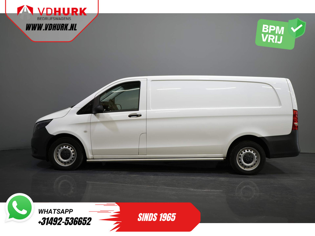Mercedes-Benz Vito Bestelbus 114 CDI Aut. L3 XL RWD BPM VRIJ! Cruise/ PDC/ Airco/ Sidebars 8