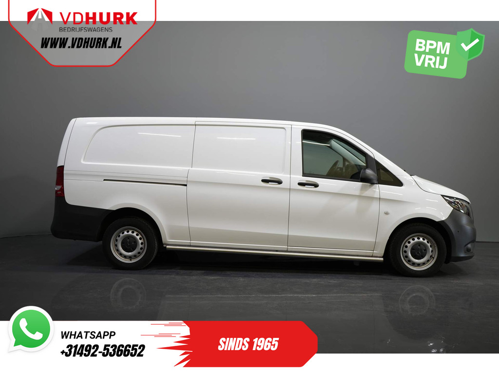 Mercedes-Benz Vito Bestelbus 114 CDI Aut. L3 XL RWD BPM VRIJ! Cruise/ PDC/ Airco/ Sidebars 9