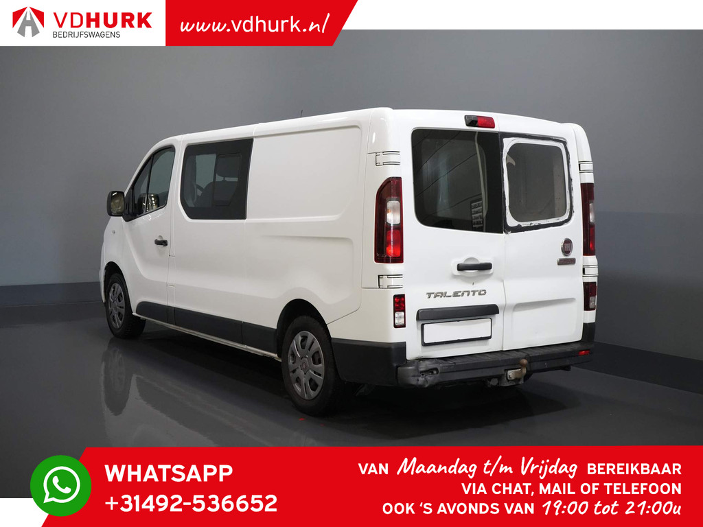 Fiat Talento Bestelbus 2.0 MJ 120 pk L2 DC Dubbel Cabine EXPORT ONLY Navi/ Cruise/ Camera/ PDC/ Airco/ Trekhaak 1