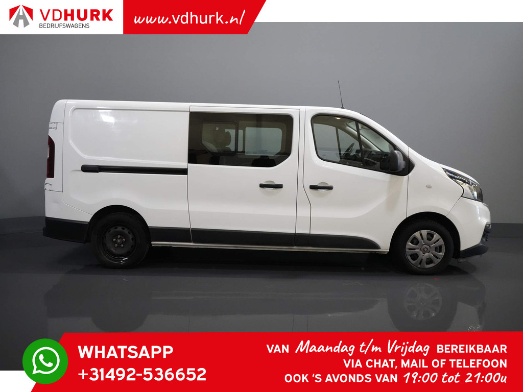 Fiat Talento Bestelbus 2.0 MJ 120 pk L2 DC Dubbel Cabine EXPORT ONLY Navi/ Cruise/ Camera/ PDC/ Airco/ Trekhaak 9