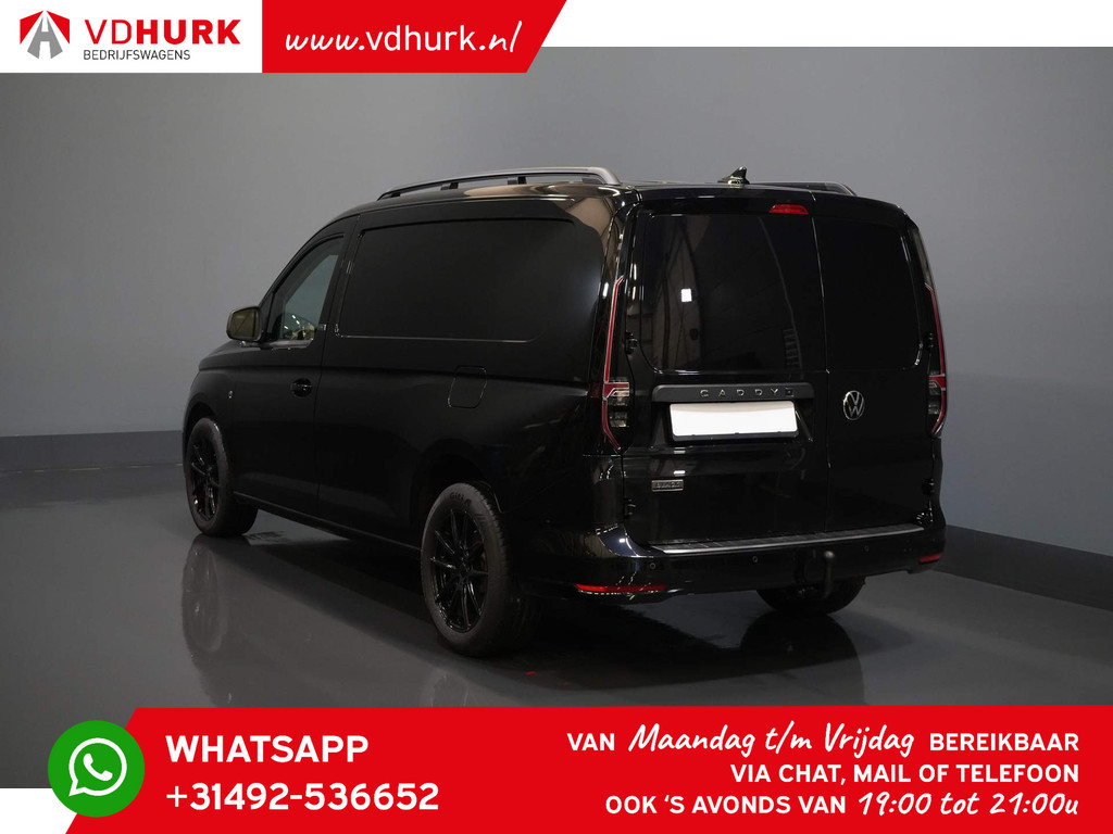 Volkswagen Caddy Cargo Maxi Bestelbus 2.0 TDI Black Edition 125 pk DSG Aut. BPM VRIJ! Ready2Go Leder/ Adapt. Cruise/ Virtual Cockpit/ Standkachel/ LED/ Stoelverw./ Na 1