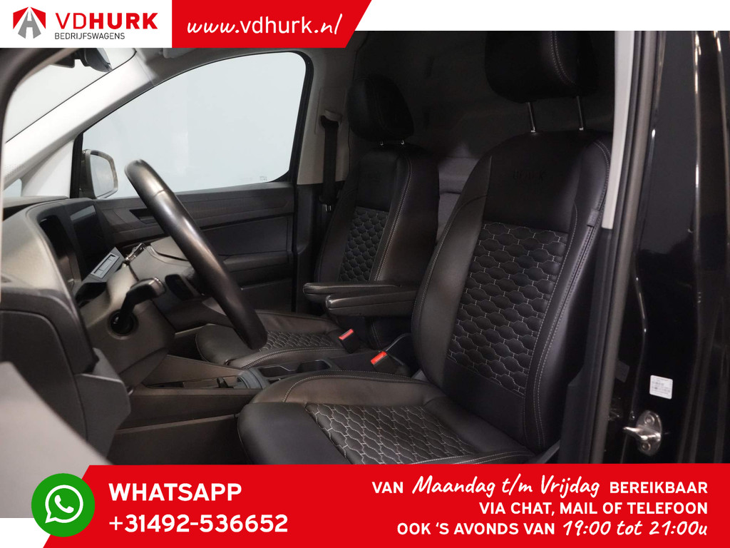 Volkswagen Caddy Cargo Maxi Bestelbus 2.0 TDI Black Edition 125 pk DSG Aut. BPM VRIJ! Ready2Go Leder/ Adapt. Cruise/ Virtual Cockpit/ Standkachel/ LED/ Stoelverw./ Na 10