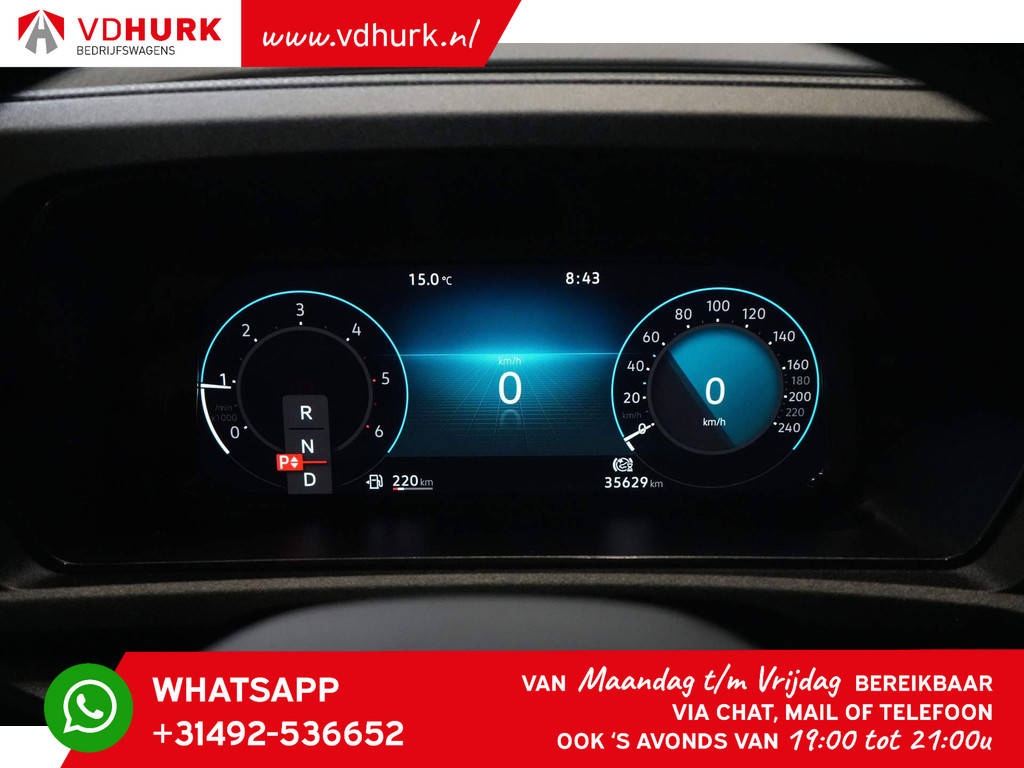 Volkswagen Caddy Cargo Maxi Bestelbus 2.0 TDI Black Edition 125 pk DSG Aut. BPM VRIJ! Ready2Go Leder/ Adapt. Cruise/ Virtual Cockpit/ Standkachel/ LED/ Stoelverw./ Na 20