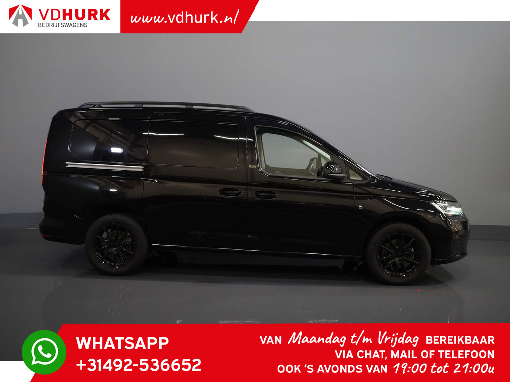 Volkswagen Caddy Cargo Maxi Bestelbus 2.0 TDI Black Edition 125 pk DSG Aut. BPM VRIJ! Ready2Go Leder/ Adapt. Cruise/ Virtual Cockpit/ Standkachel/ LED/ Stoelverw./ Na 9