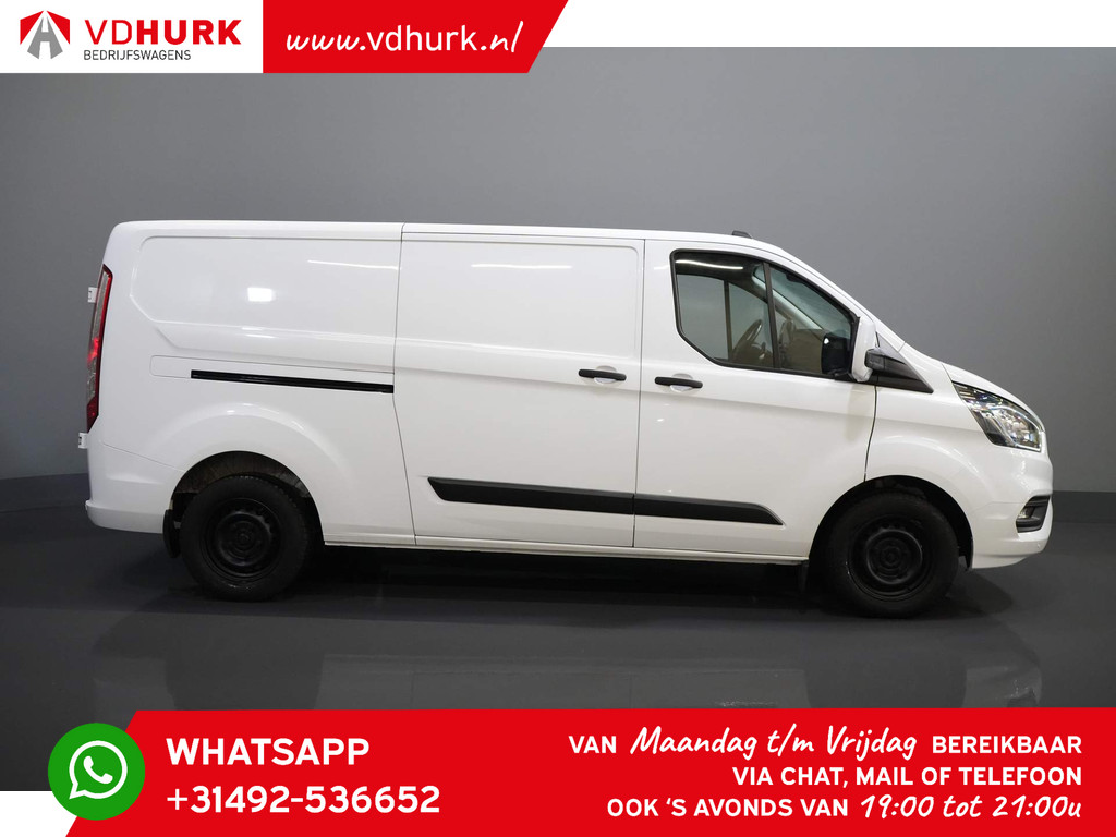 Ford Transit Custom Bestelbus 300 2.0 TDCI 130 pk Aut. L2 2x Schuifdeur/ Standkachel/ Stoelverw./ Carplay/ Cruise/ PDC V+A/ Camera 9