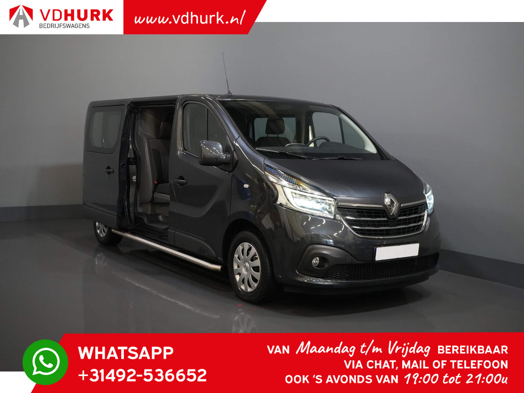 Renault Trafic Bestelbus 2.0 dCi 120 pk L2 DC Dubbel Cabine BPM VRIJ! Ready2Go LED/ CarPlay/ Navi/ Cruise/ PDC/ Sidebars/ Trekhaak 7