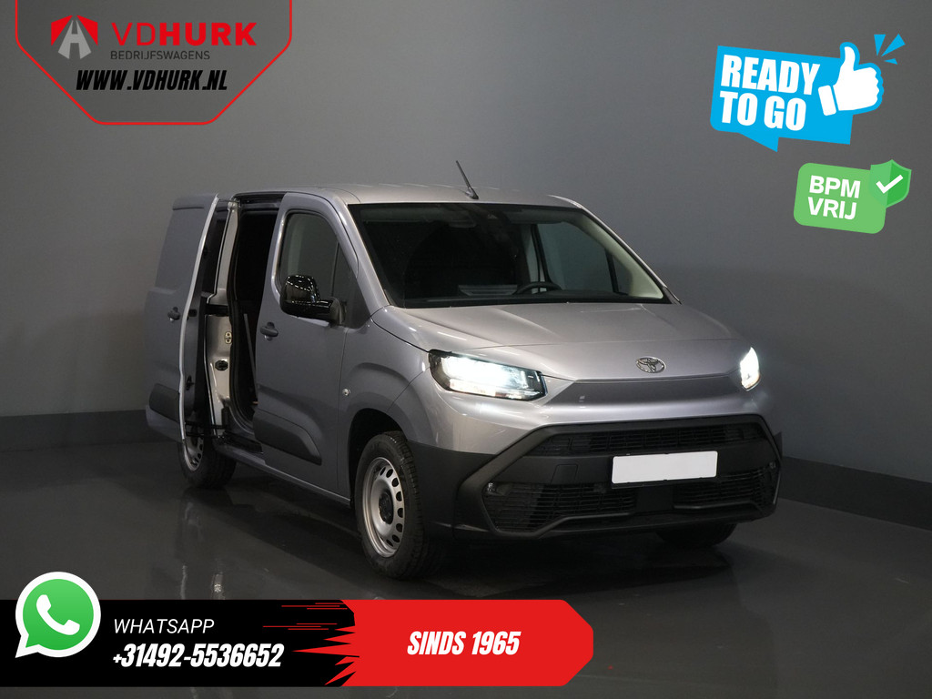 Toyota PROACE CITY Bestelbus 1.5 130 pk Aut. BPM VRIJ! LED/ Virtual.Cockpit/ 3 pers./ Carplay/ Camera/ Climate/ PDC/ Cruise 7