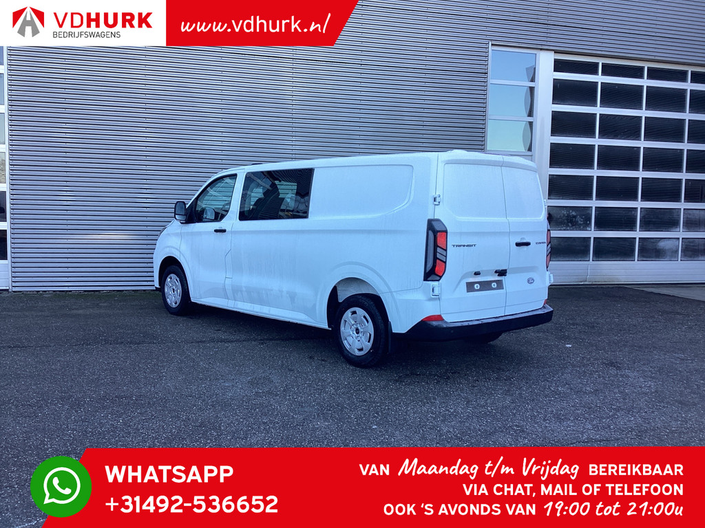 Ford Transit Custom Bestelbus 320 2.0 TDCI 136 pk L2 Trend BPM VRIJ! DC Dubbel Cabine/ 5 jaar/200.000 km Garantie/ Carplay/ Climate/ Camera/ PDC/ Cruise 1