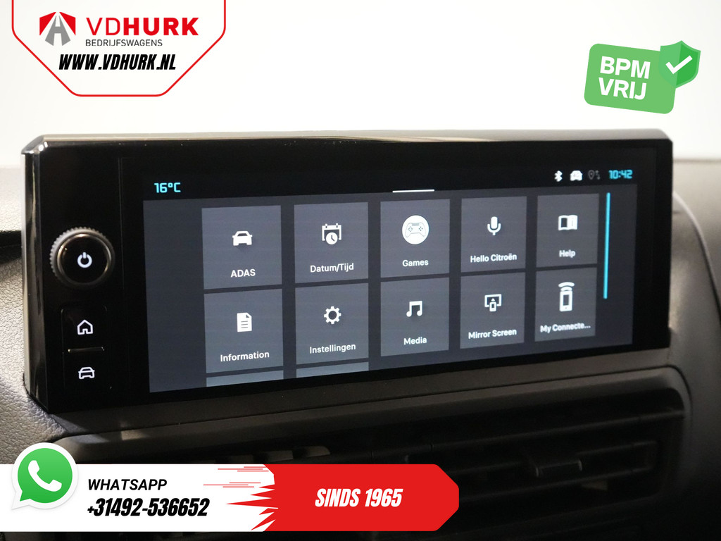 Citroën Jumpy Bestelbus 2.0 HDI 180 pk Aut. L3 BPM VRIJ! 2x Schuifdeur/ Navi/ Carplay/ Camera/ PDC/ Cruise/ Airco 20