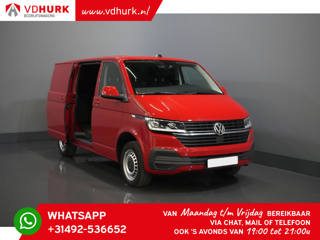 Volkswagen Transporter Bestelbus 2.0 TDI 150 pk DSG Aut. BPM VRIJ! Adapt.Cruise/ 2x Schuifdeur/ LED/ Standkachel/ Stoelverw./ Carplay/ Camera/ PDC/ Airco 7