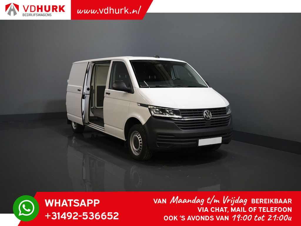 Volkswagen Transporter Bestelbus Volkswagen Transporter T6.1 2.0 TDI 150 pk DSG Aut. L2 2x Schuifdeur/ LED/ Stoelverw./ Standkachel/ Carplay/ 2.5t Trekverm. 7