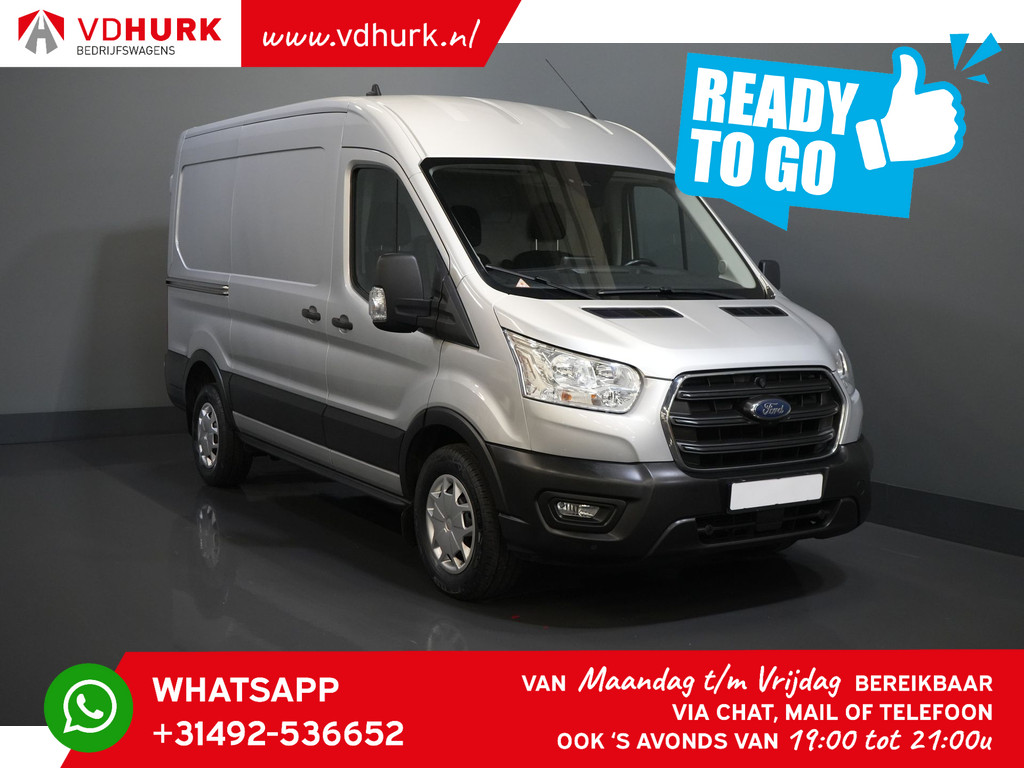 Ford Transit Bestelbus 330 2.0 TDCI 130 pk Aut. L2H2 BPM VRIJ! Ready2Go Adapt. Cruise/ NL Auto/ Carplay/ Camera/ PDC/ Trekhaak 0