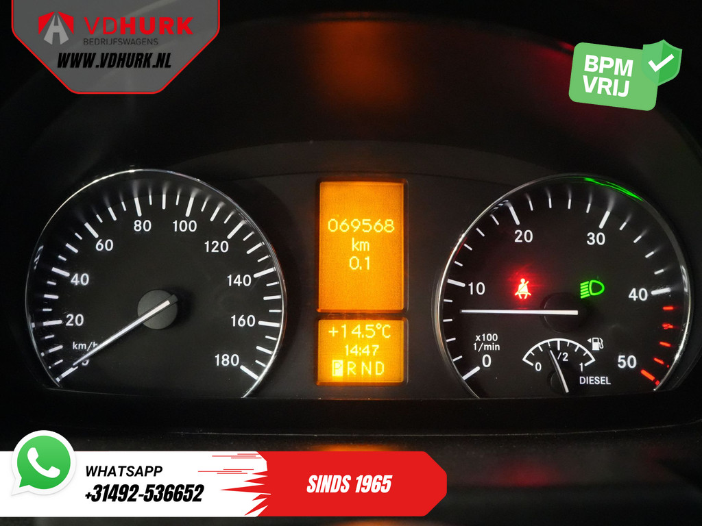 Mercedes-Benz Sprinter Bestelbus 319 3.0 V6 CDI Aut. L2H2 E6 BPM VRIJ! LAGE KM!/ 3.5t Trekvermogen/ Xenon/ LMV/ Cruise/ Stoelverw./ Camera/ Airco 22
