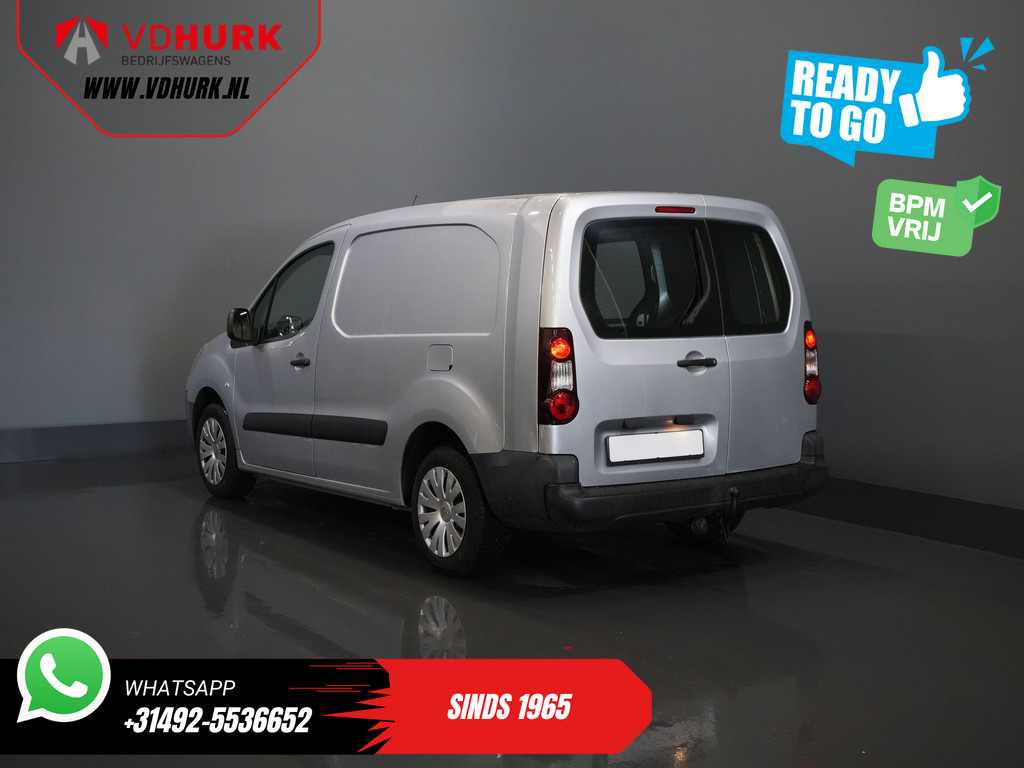 Citroën Berlingo Bestelbus 1.6 HDI 90 pk L2 BPM VRIJ! 3 Pers./ NL-auto/ Airco/ Navi/ Trekhaak 1