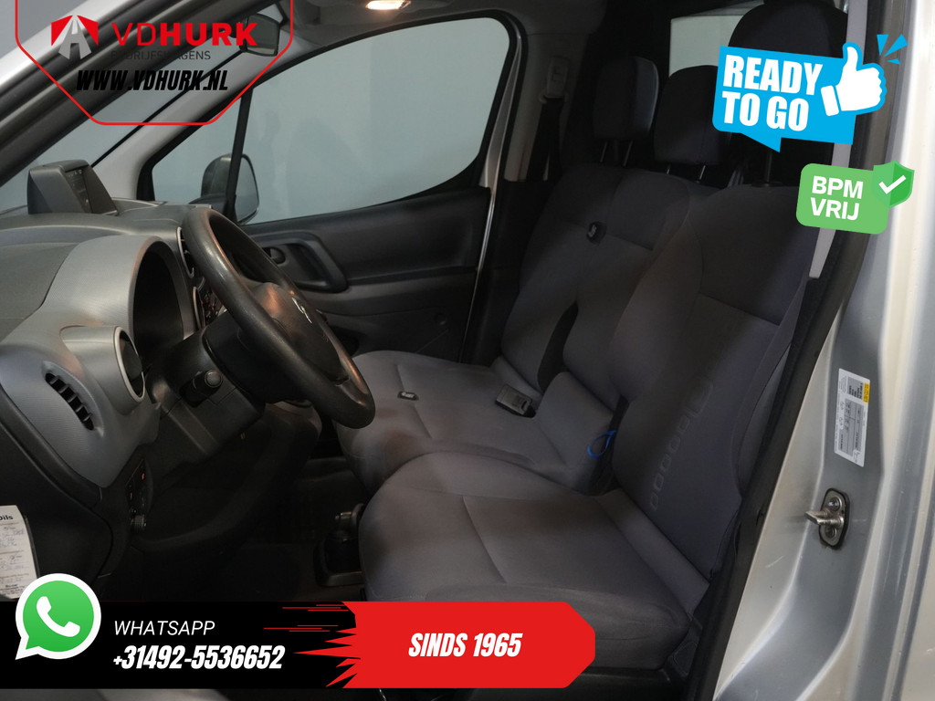 Citroën Berlingo Bestelbus 1.6 HDI 90 pk L2 BPM VRIJ! 3 Pers./ NL-auto/ Airco/ Navi/ Trekhaak 11