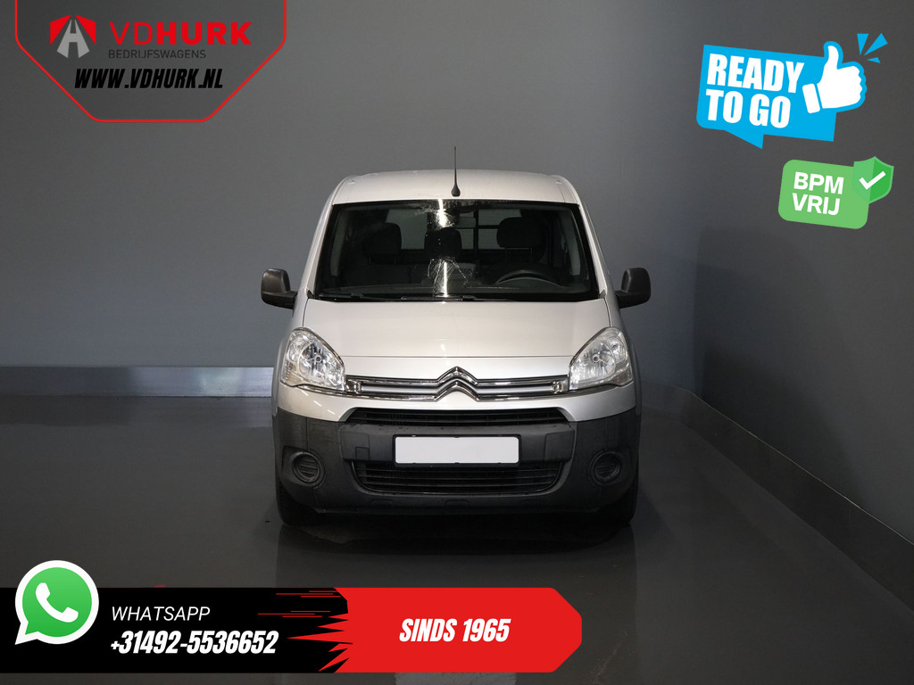 Citroën Berlingo Bestelbus 1.6 HDI 90 pk L2 BPM VRIJ! 3 Pers./ NL-auto/ Airco/ Navi/ Trekhaak 6