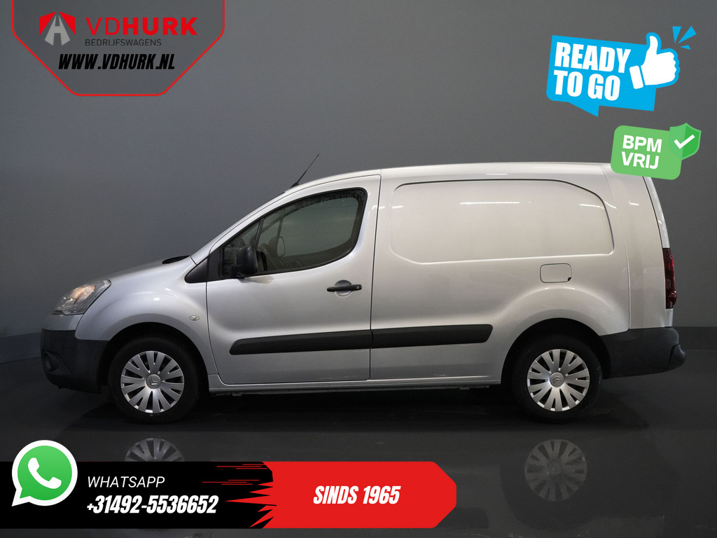 Citroën Berlingo Bestelbus 1.6 HDI 90 pk L2 BPM VRIJ! 3 Pers./ NL-auto/ Airco/ Navi/ Trekhaak 8