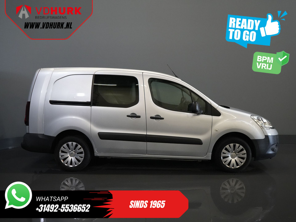 Citroën Berlingo Bestelbus 1.6 HDI 90 pk L2 BPM VRIJ! 3 Pers./ NL-auto/ Airco/ Navi/ Trekhaak 9