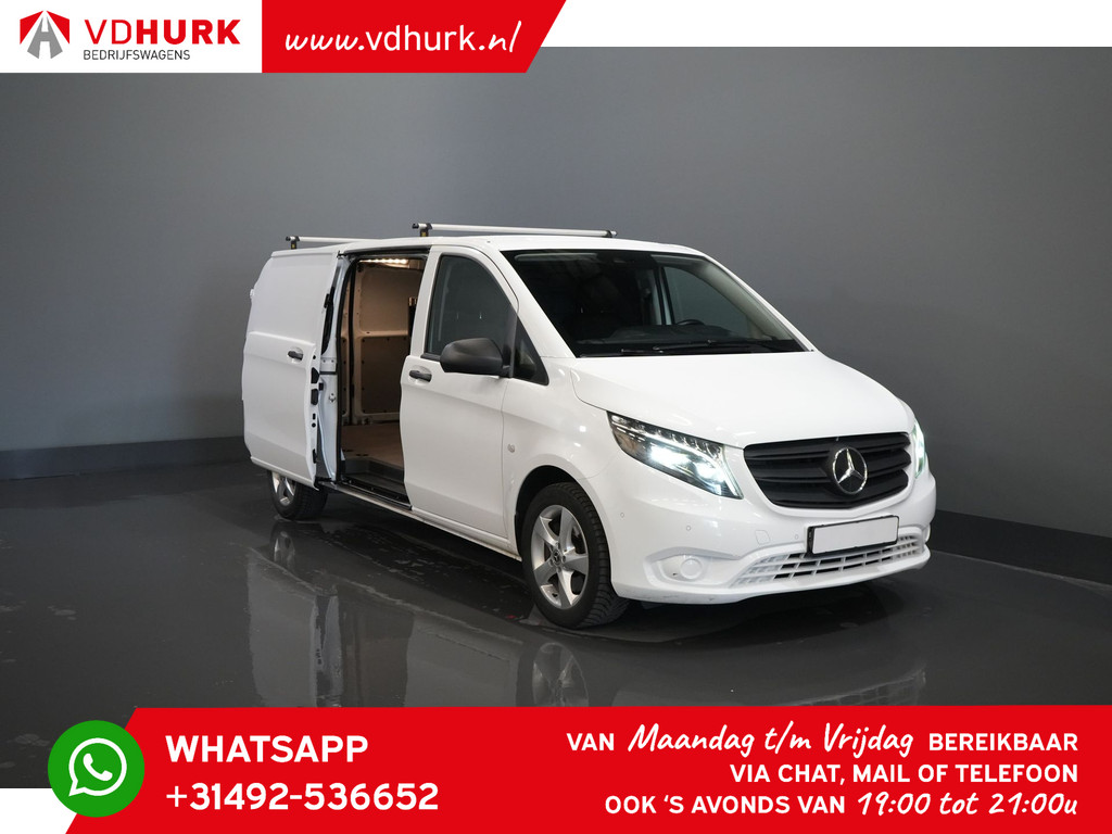 Mercedes-Benz Vito Bestelbus 119 CDI Aut. L3 BPM VRIJ! LED/ Standkachel/ Stoelverw./ Navi/ Carplay/ PDC/ Camera/ Trekhaak 7