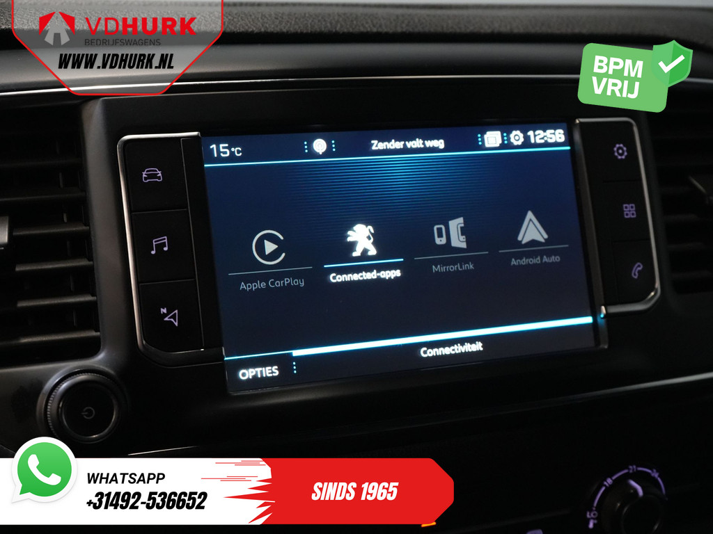 Peugeot Expert Bestelbus 2.0 HDI Aut. 180 pk L3 BPM VRIJ! 2x Elek. Schuif./ Alarm III/ LMV/ Carplay/ PDC/ Navi/ Keyless/ Airco 20