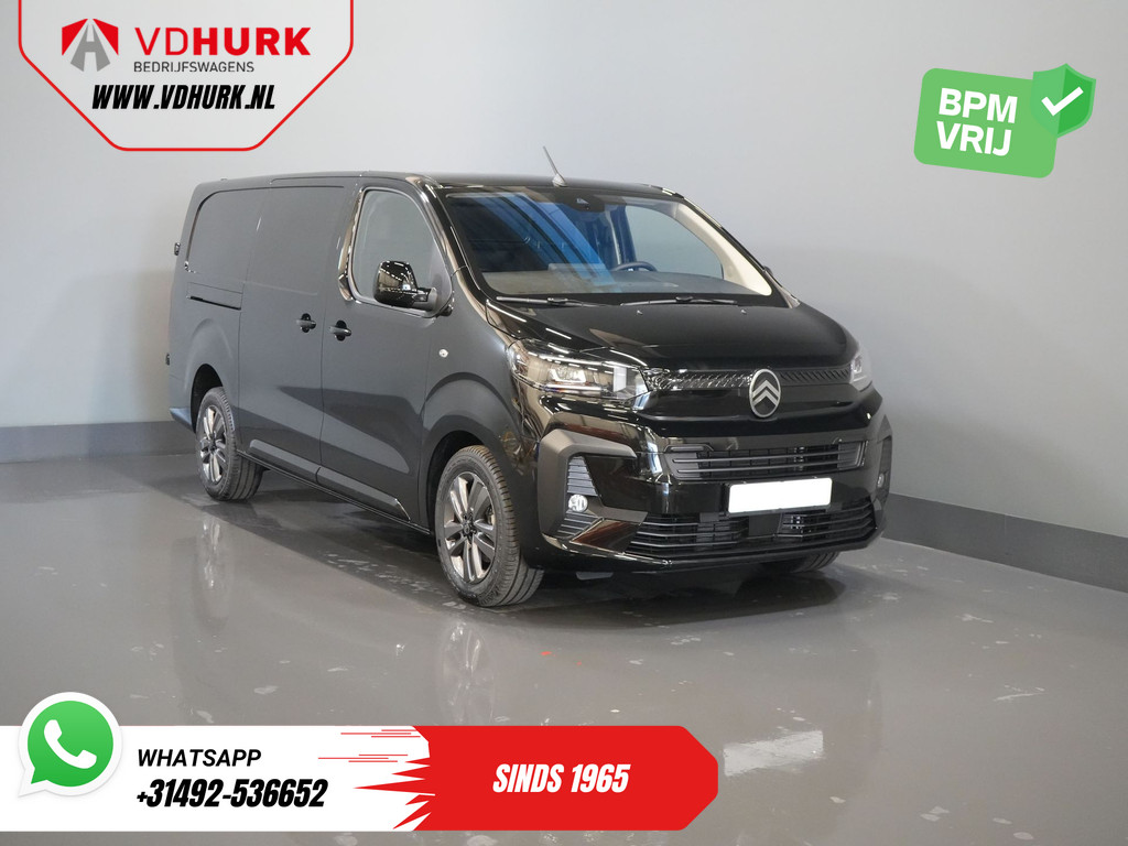 Citroën Jumpy Bestelbus 2.0 HDI 180 pk Aut. L3 BPM VRIJ! LED/ Virtual cockpit/ Stuurverw./ Navi/ Carplay/ Camera/ Climate/ PDC/ LMV/ Cruise 0