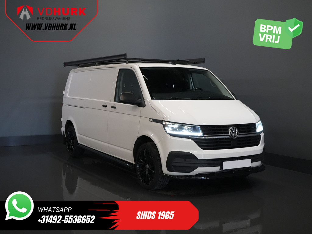 Volkswagen Transporter Bestelbus T6.1 2.0 TDI 150 pk DSG Aut. L2 LED/ Imperiaal + Ladder/ 17” LMV/ Sidebars/ Standkachel/ Stoelverw./ Navi/ Carplay/ Camera 0