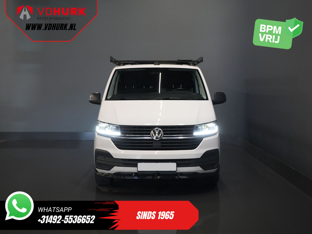 Volkswagen Transporter Bestelbus T6.1 2.0 TDI 150 pk DSG Aut. L2 LED/ Imperiaal + Ladder/ 17” LMV/ Sidebars/ Standkachel/ Stoelverw./ Navi/ Carplay/ Camera 6