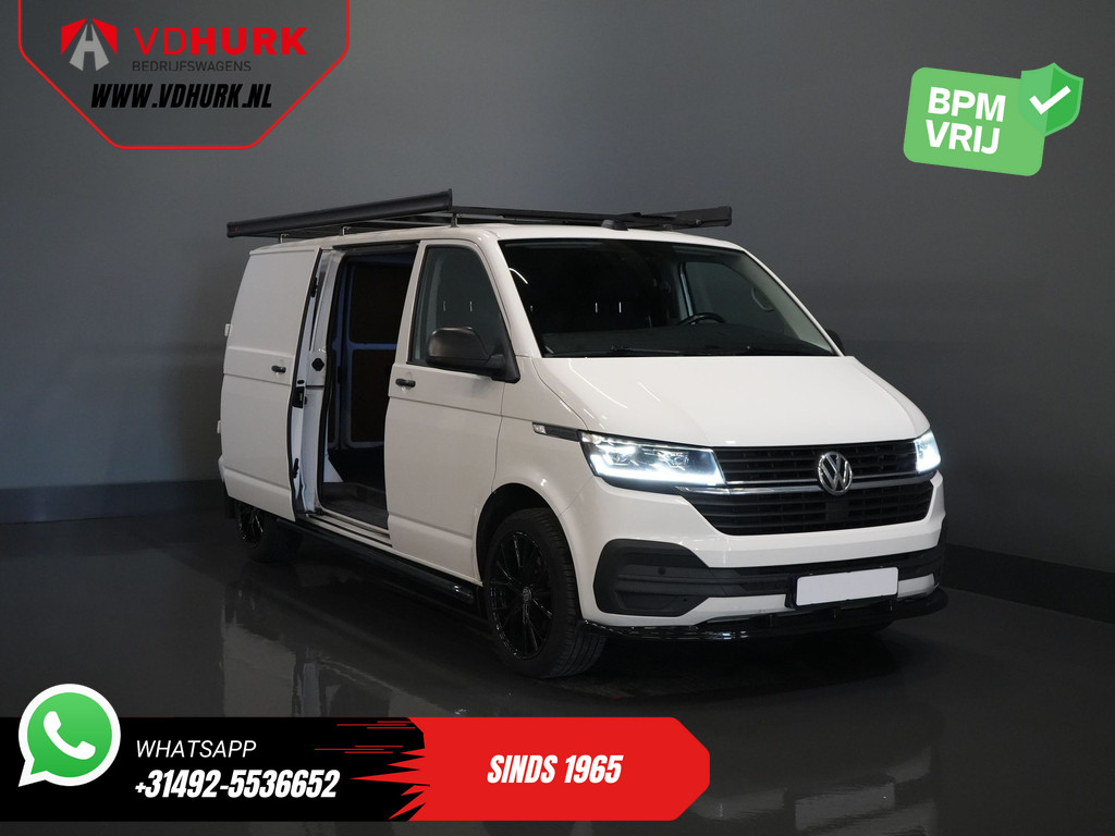 Volkswagen Transporter Bestelbus T6.1 2.0 TDI 150 pk DSG Aut. L2 LED/ Imperiaal + Ladder/ 17” LMV/ Sidebars/ Standkachel/ Stoelverw./ Navi/ Carplay/ Camera 7