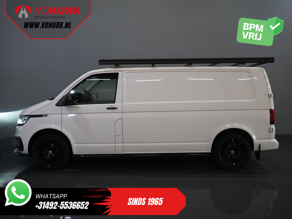 Volkswagen Transporter Bestelbus T6.1 2.0 TDI 150 pk DSG Aut. L2 LED/ Imperiaal + Ladder/ 17” LMV/ Sidebars/ Standkachel/ Stoelverw./ Navi/ Carplay/ Camera 8