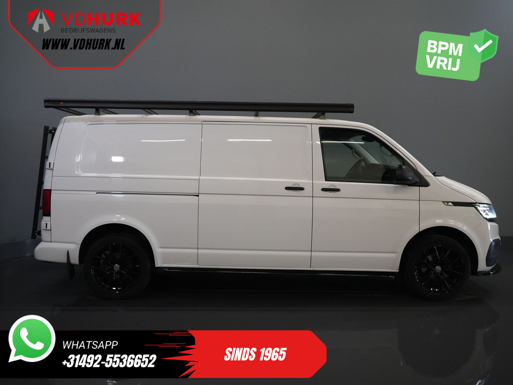 Volkswagen Transporter Bestelbus T6.1 2.0 TDI 150 pk DSG Aut. L2 LED/ Imperiaal + Ladder/ 17” LMV/ Sidebars/ Standkachel/ Stoelverw./ Navi/ Carplay/ Camera 9